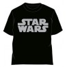 Camiseta Star Wars logo gris