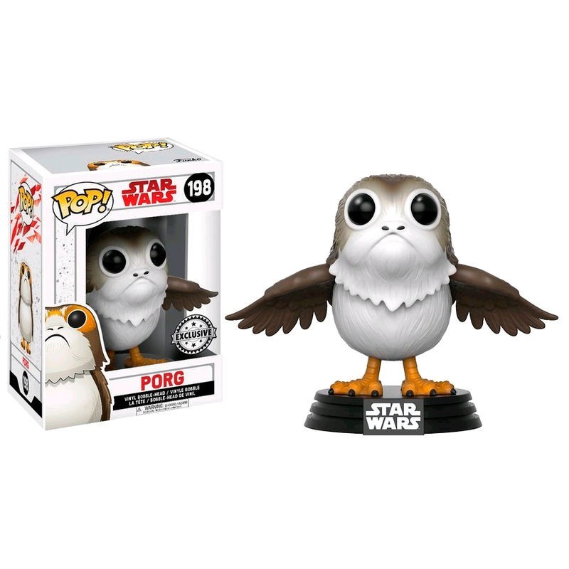 Figura Pop Porg volando Star Wars Episodio VIII (Edición Limitada)