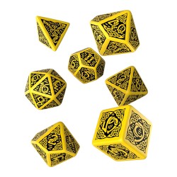 Set Dados Steampuk Amarillo (7 dados)