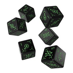Set Dados Steampuk Amarillo (7 dados)