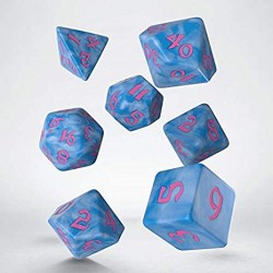 Set Dados Classic Runic Rojo & Azul (7 Dados)