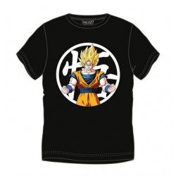 Camiseta Goku Saiyan Negra Dragon Ball Z
