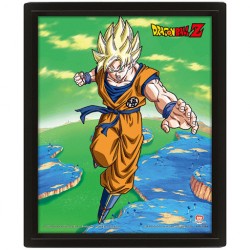 Poster 3D Goku Super Saiyan Dragon Ball