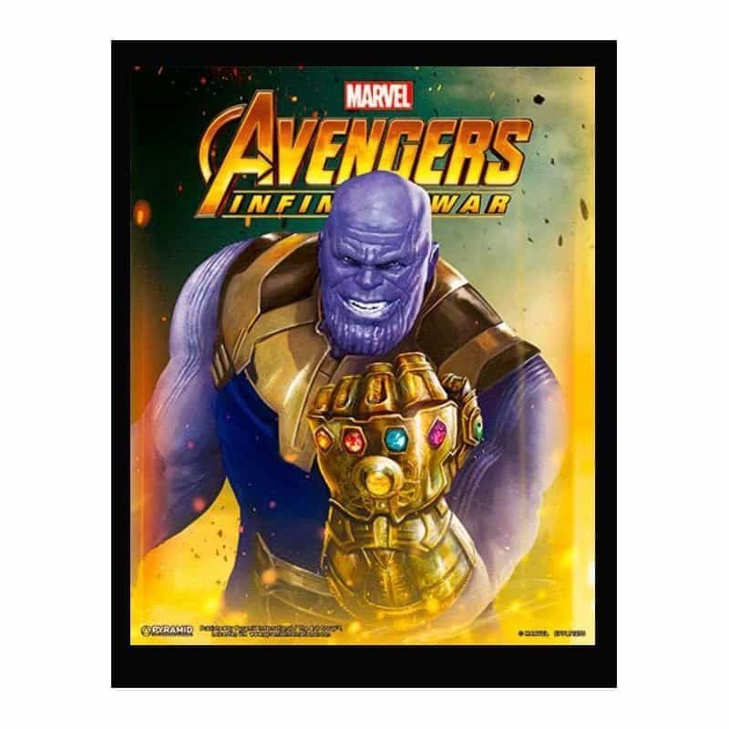 Poster 3D Thanos Infinity War Marvel