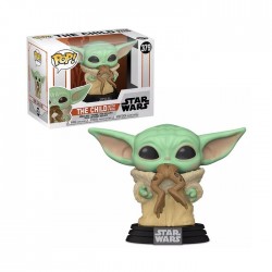 Figura POP Baby Yoda con Rana The Mandalorian Star Wars