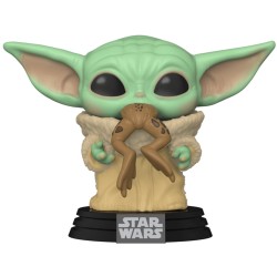 Figura POP Baby Yoda con Rana The Mandalorian Star Wars