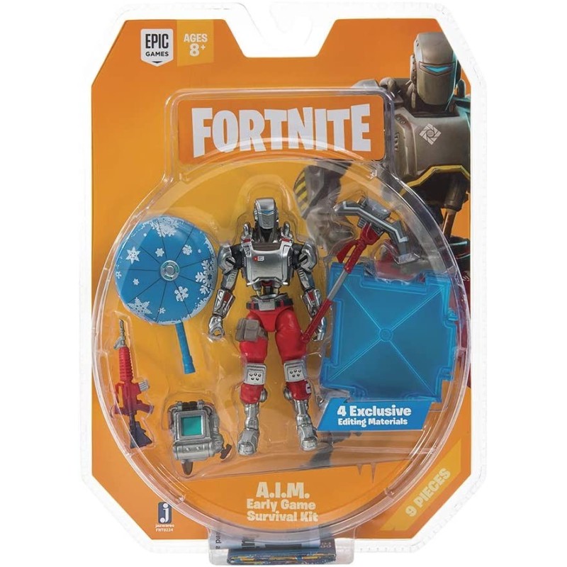 Figura Articulada A.I.M. Survival Kit Fortnite 10 cm