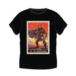 Camiseta Negra The Mandalorian Star Wars