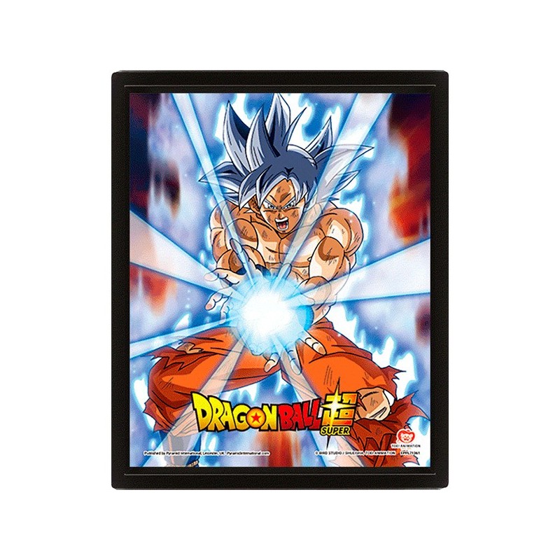 Poster 3D Goku Ultra Instinct Dragon Ball