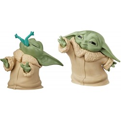 Pack Figuras Baby Yoda y Rana 5,5 cm Star Wars Hasbro