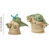 Pack Figuras Baby Yoda y Rana 5,5 cm Star Wars Hasbro