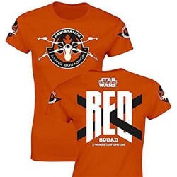 Camiseta Manga Corta Naranja Red Squad Star Wars