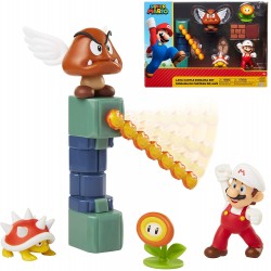 Diorama Castillo de Lava 6 cm Mario Bros