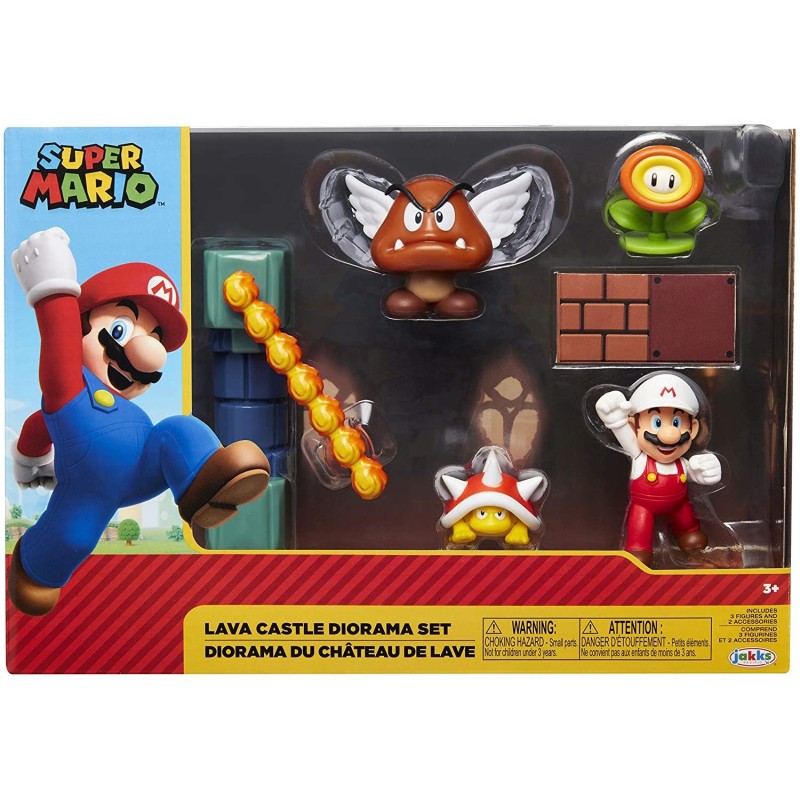 Diorama Castillo de Lava 6 cm Mario Bros Diorama Castillo de Lava 6 cm Mario Bros