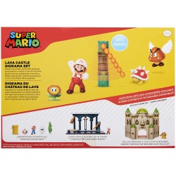 Diorama Castillo de Lava 6 cm Mario Bros