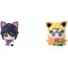 Pack 2 figuras Maneki-Neko y Maneki Kyubi 4 cm  Naruto Sasuke