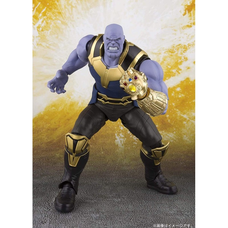 salvar Desviación Mascotas Figura Thanos Marvel 19 cm SH Figuarts