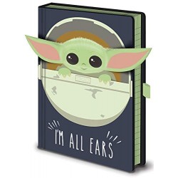 Libreta A5 Premium I'm All Ears Crib The Mandalorian Star Wars