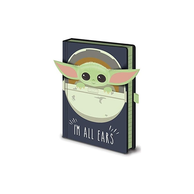 Libreta A5 Premium I'm All Ears Crib The Mandalorian Star Wars