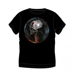 Camiseta Negra Punisher Marvel