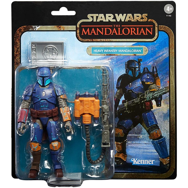 Figura articulada Heavy Infantry Mandalorian de 19 cm Star Wars Black Series Credit Collection