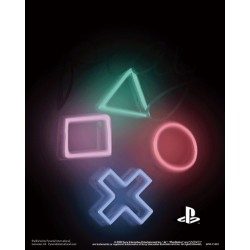 Poster 3D Simbolos Playstation