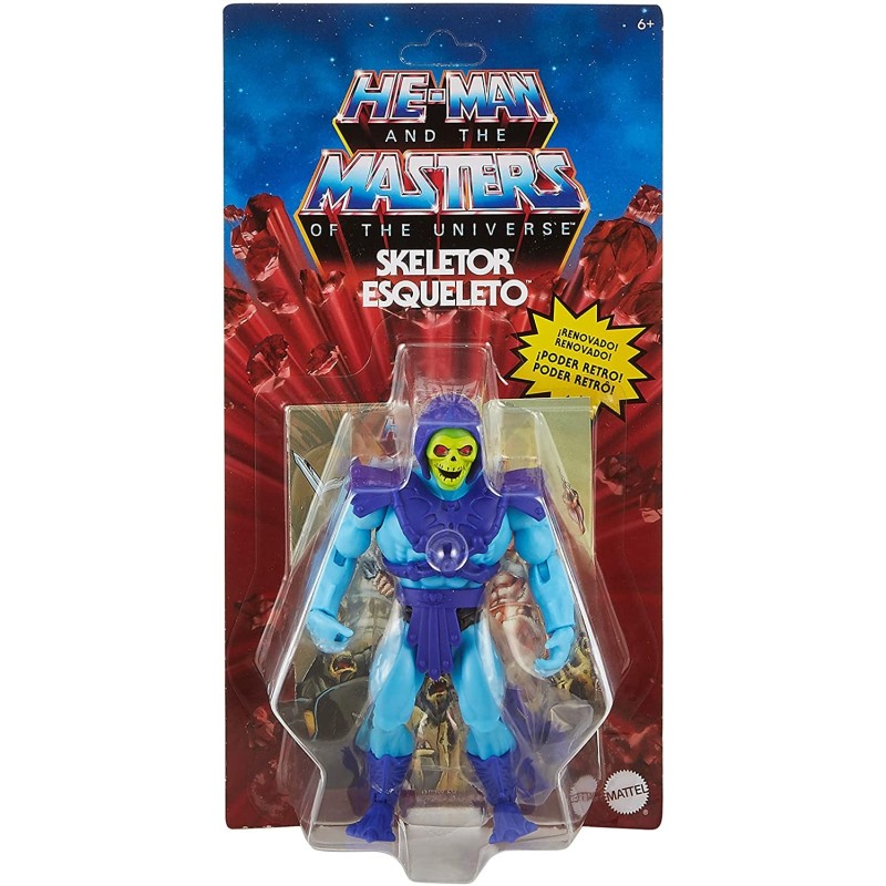 Figura Articulada Skeletor 14 cm Masters of the Universe Mattel