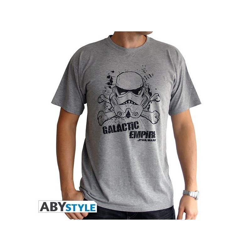 Camiseta Gris Imperio Galáctico Star Wars