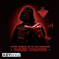 Camiseta Negra Darth Vader Faith Star Wars