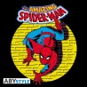 Camiseta Negra Spider-Man Vintage Marvel