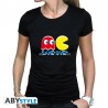 Camiseta Negra Mujer Game Over Pac-Man