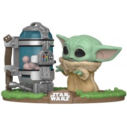 Figura POP Deluxe Baby Yoda con Frasco de Huevos The Mandalorian Star Wars