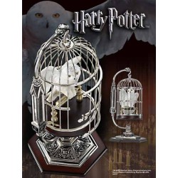 Estatua Hedwig y Jaula 20 cm Harry Potter Noble Collection