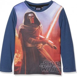 Camiseta Manga Larga Niño Azul Kylo Ren Star Wars