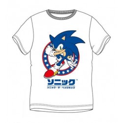 Camiseta Blanca Sonic the Hedgehog