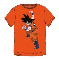 Camiseta Naranja Goku Lucha Dragon Ball