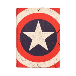 Carpeta Solapas Escudo Capitán América Marvel