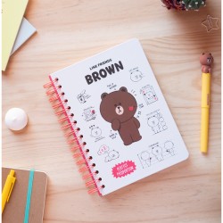 Cuaderno Anillas A5 Line Friends