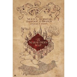Poster Mapa del Merodeador Harry Potter 61 x 91,5 cm