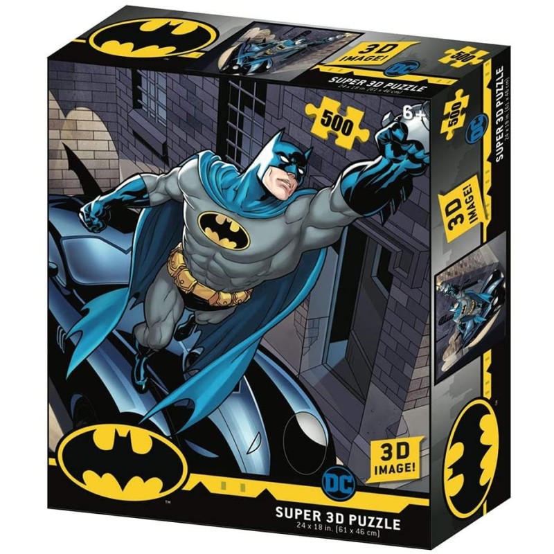 Puzzle Lenticular 500 piezas Batmóvil Batman DC