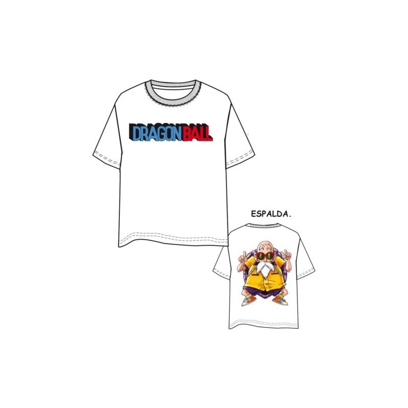 Camiseta Blanca Mutenroshi Dragon Ball