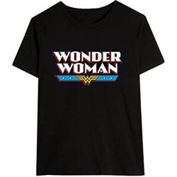 Camiseta Negra Wonder Woman DC