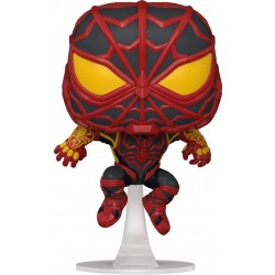 Figura POP Miles Morales Strike Suit Spider-Man Gamerverse Marvel