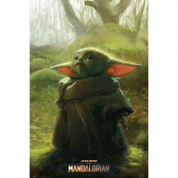 Poster The Mandalorian Baby Yoda Star Wars 61 x 91,5 cm