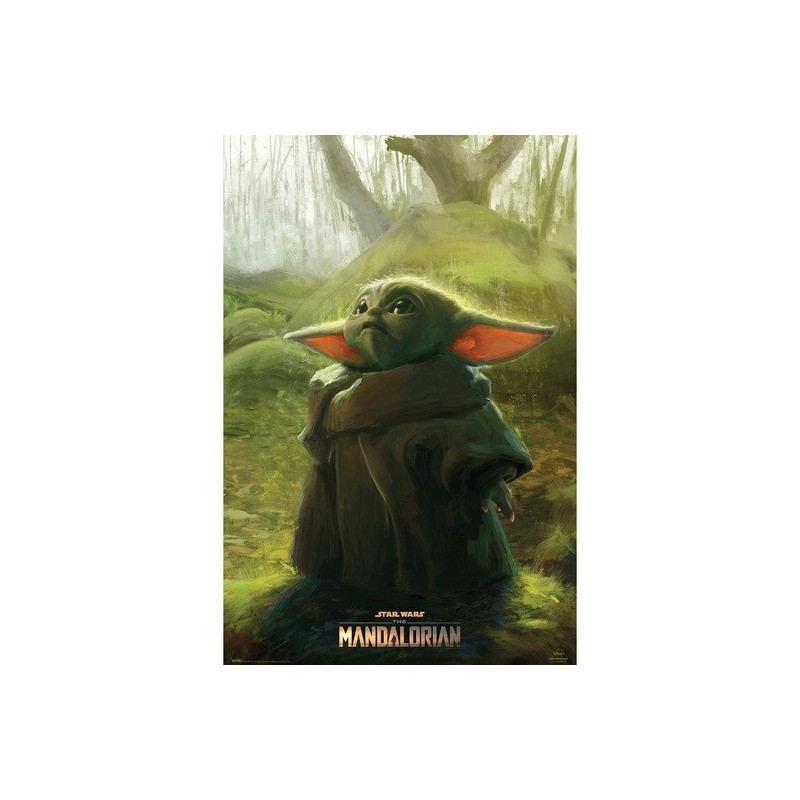 Poster The Mandalorian Baby Yoda Star Wars 61 x 91,5 cm