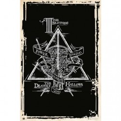 Poster Símbolo Reliquias de la Muerte Harry Potter 61 x 91,5 cm