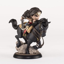 Figura QFig Max Wonder Woman en Caballo 15 cm DC