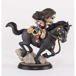 Figura QFig Max Wonder Woman en Caballo 15 cm DC