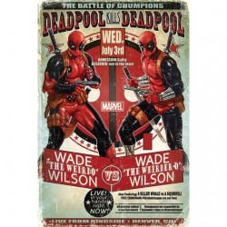 Poster Wade vs Wade Deadpool Marvel 61 x 91,5 cm