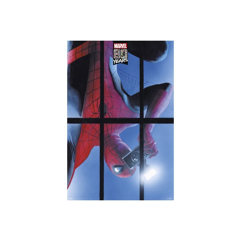 Poster Spider-Man 80 Years Marvel 61 x 91,5 cm